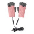 thumbnail image 1 of Guantes de calentamiento de punto de concha de medio dedo cálidos de protección contra el frío de invierno recargables USB inteligentes Fridja nalpqowj28011, 1 of 5