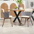 thumbnail image 2 of Set of 2 Barnaby Black Wooden Dining Chair with Chrome Legs, 2 of 8