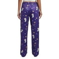 thumbnail image 2 of Sailor Moon Artemis & Luna All-Over Print Women's Purple Quick Turn Sleep Pajama Pants-Large, 2 of 6