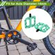 thumbnail image 2 of Pedal de bicicleta de nylon de Bargains Únicos, pedal plano sin tiras reflectantes, cian, adecuado para ejes de 14mm, pedal antideslizante para BMX MTB bicicletas de carretera, 1 par, 2 of 7
