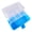 Sky Blue, variant on Rupoun Three-Layer Folding Plastic Tool Box, Portable Multipurpose Handheld Storage Organizer for Art Craft, Cosmetic Accessories, Hardware & Small Parts, High Capacity Case with Handle, Red