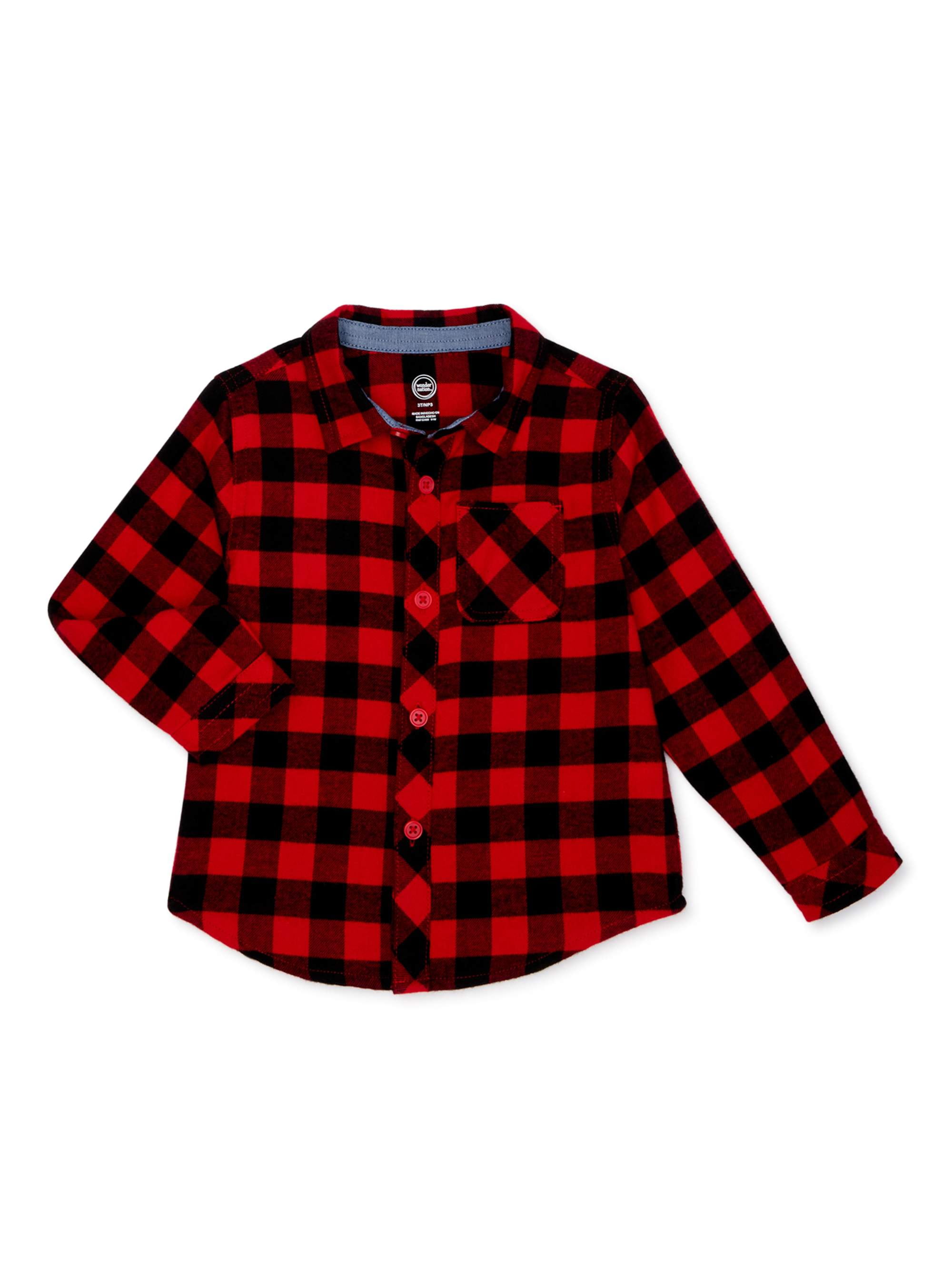 infant boy flannel shirts