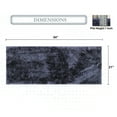 thumbnail image 5 of Bathroom Runner Rugs, Extra Soft Absorbent Bath Rugs, Non-Slip, Quick Drying, Machine Washable, Plush Comfort for Bathroom Floor, Tub, Shower and Home Decor Accessories, 21x54, Navy, 5 of 9
