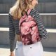 thumbnail image 5 of Disketp Delicate Pink Carnations Mochila de Lona Estampada, Mochila Escolar de Viaje Ligera para Estudiantes y Portátil-Small, 5 of 5