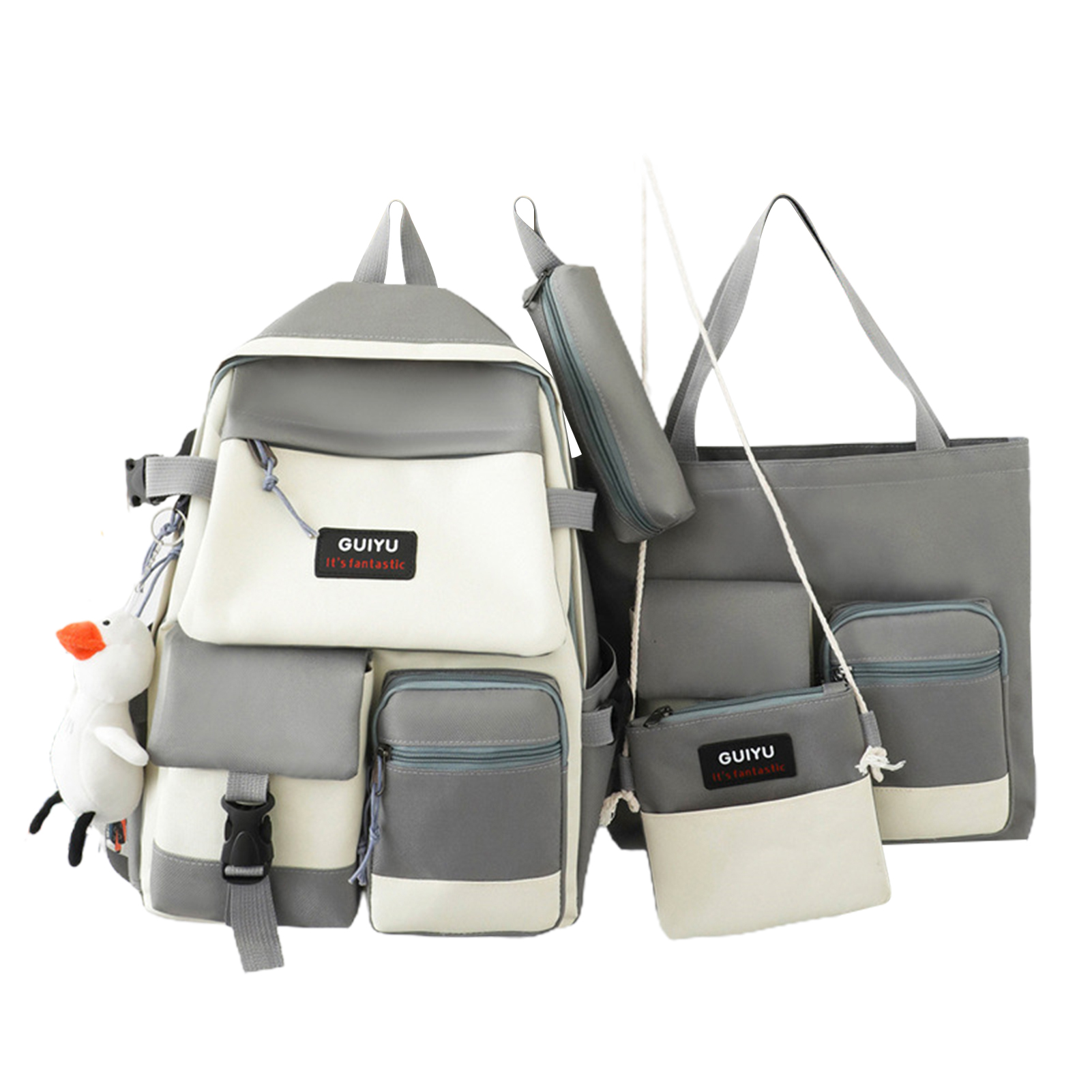 Large Capacity School Backpack Set for Students Korean Style Female