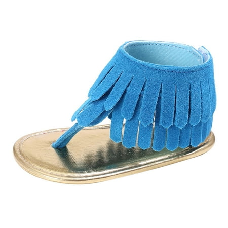 

Toddler Girl Shoes Toddler Girl Crib Shoes Flower Soft Sole Anti-Slip Baby Sneakers Sandals Kids Sneakers Blue 11