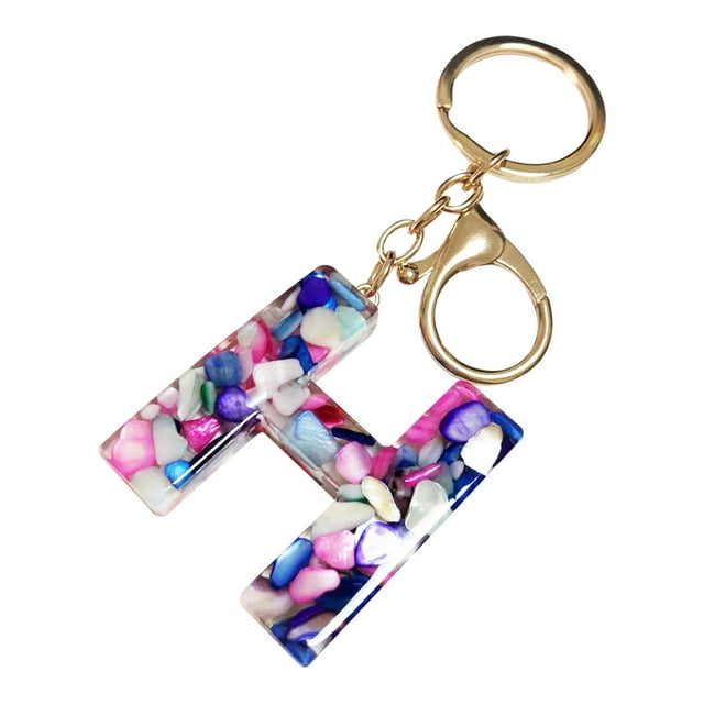 Fiudx Llavero Personalizado, Elegante Colgante con Letra Personalizada, Diseño Duradero de Acero Inoxidable, Accesorio Único y de Moda, Regalo Ideal para El Día de La Madre, Perfecto para Amigos y Fa