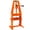 Orange, variant on Heavy Duty Square Table Legs 28x28 inch, Wide Metal Desk Legs for Dining Table, Set of 2 Steel Furniture Legs Black