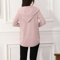 thumbnail image 4 of YFNNUP Womens Cardigan Sweater Open Front Knit Mid Length Coatigan Dressy Casual Lapel Jacket Coat 2025 Fall Outfits Classy Clothes, 4 of 6