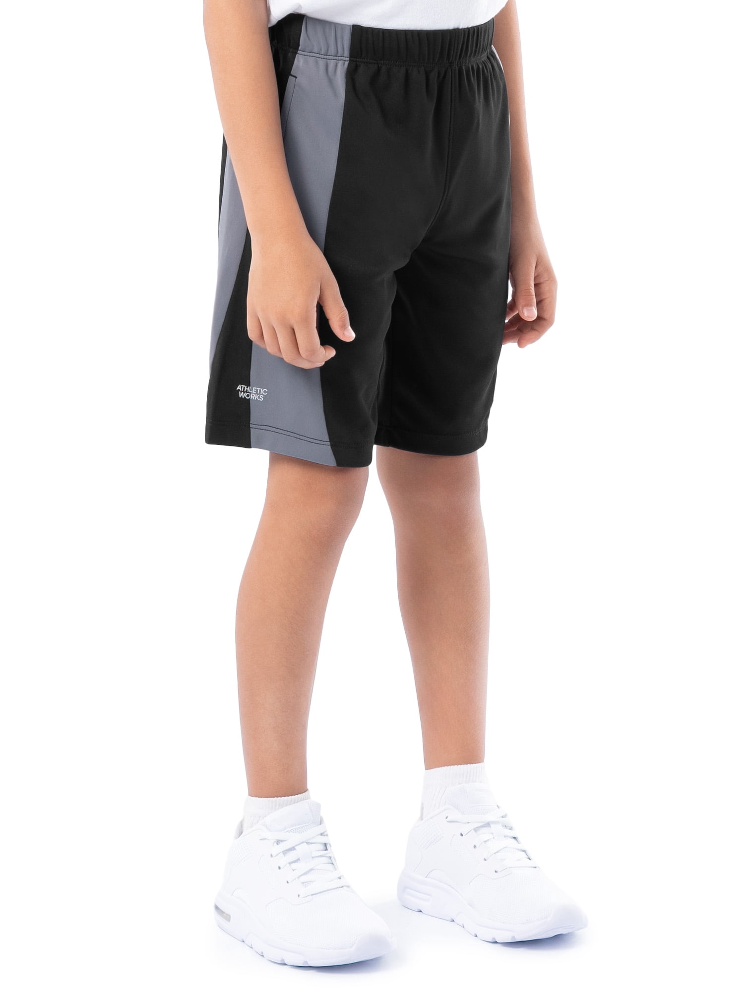 Athletic Works Boy's Active Sport Short Sleeve T-Shirt & Short Set, Sizes 4-18