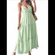 thumbnail image 3 of Vestido de Verano Sin Mangas con Cuello Halter para Mujer, Estilo Bohemio, Informal, con Espalda Descubierta y Fluido Verde L, 3 of 8