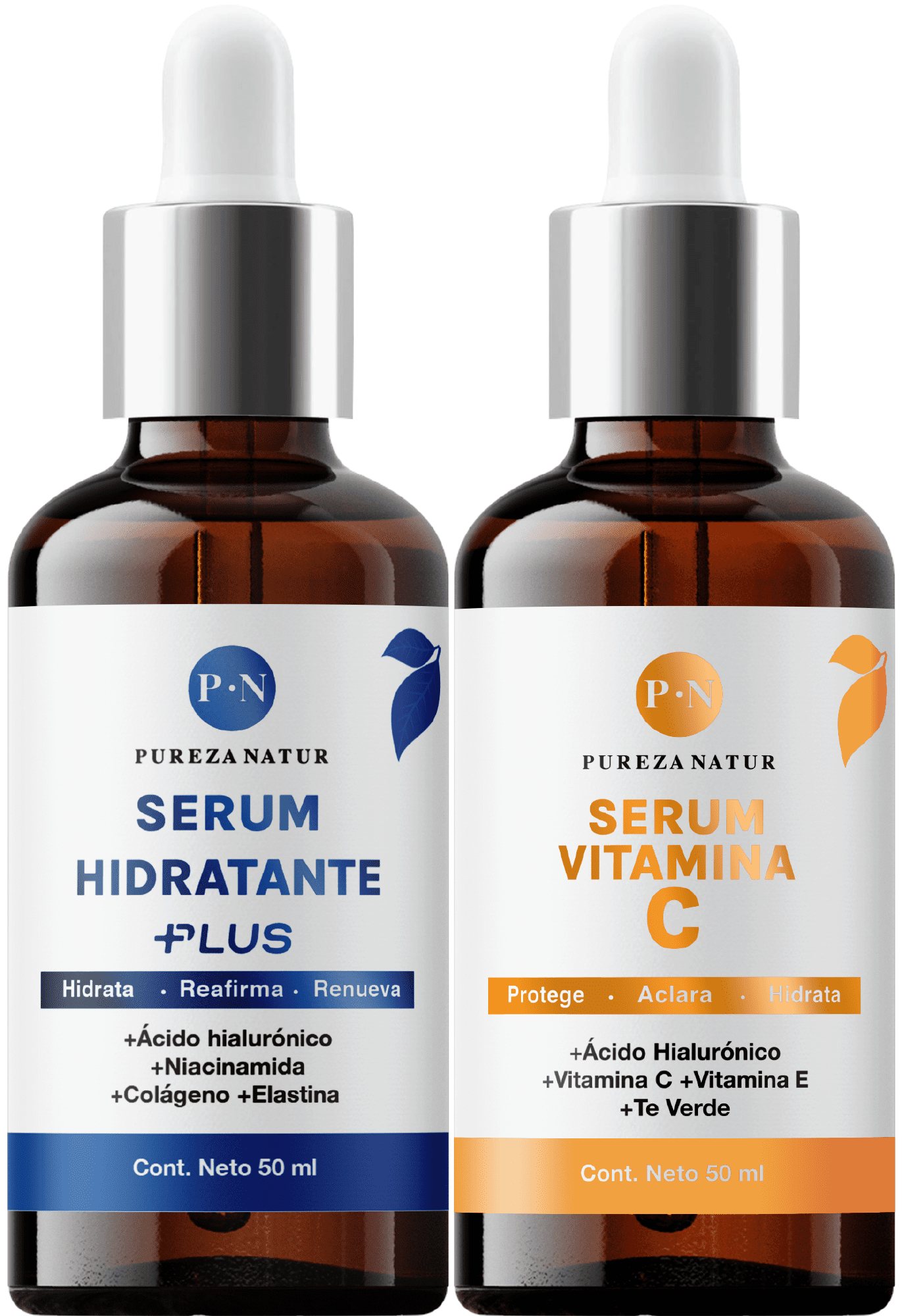 Pack reparación SERUM faciales Pureza Natur 100ml | Bodega Aurrera en línea