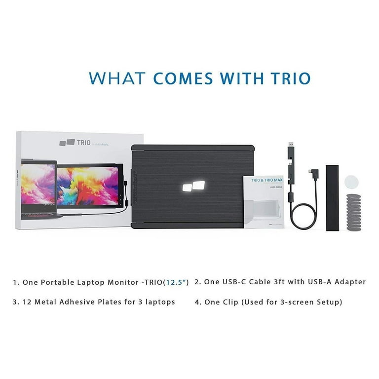 TRIO 12.5インチ 16:9 ポータブル モニター 101-1003P01 TRIO 12.5インチ 16:9 ポータブル モニター 101-1003P01 Mobile