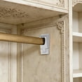 thumbnail image 1 of Luxshiny 10Ud Soportes Para Barras Colgantes De Closet En Plata Con Para Armarios, 1 of 6