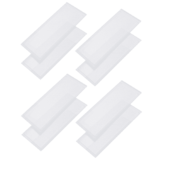 8 Pack Magnetic Floor Register Vent Covers, 4"x 10" Stronger Magnet Vent Mesh, Plastic Vent Screen Trap Perfect for Wall, Ceiling, Home Floor Air Vent Filters, Catch Debris Hair Insect, White