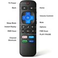 thumbnail image 3 of Replacement Remote Control for Roku TV, Compatible for TCL Roku/Hisense Roku/Onn Roku/Sharp Roku/Element Roku/Westinghouse Roku/Philips Roku/Sanyo Roku Smart TVs (Not for Roku Stick,Box and Players), 3 of 6