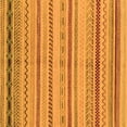 thumbnail image 1 of Ahgly Company Indoor Square Abstract Orange Modern Area Rugs, 6' Square, 1 of 4