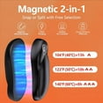 thumbnail image 2 of Behome 2Pack Magnetic Hand Warmers Rechargeable, Electric Hand Warmers With 3 Temperature Settings, Portable Pocket Heater for Winter & Outdoor, Gift for Men Women, 2 of 8