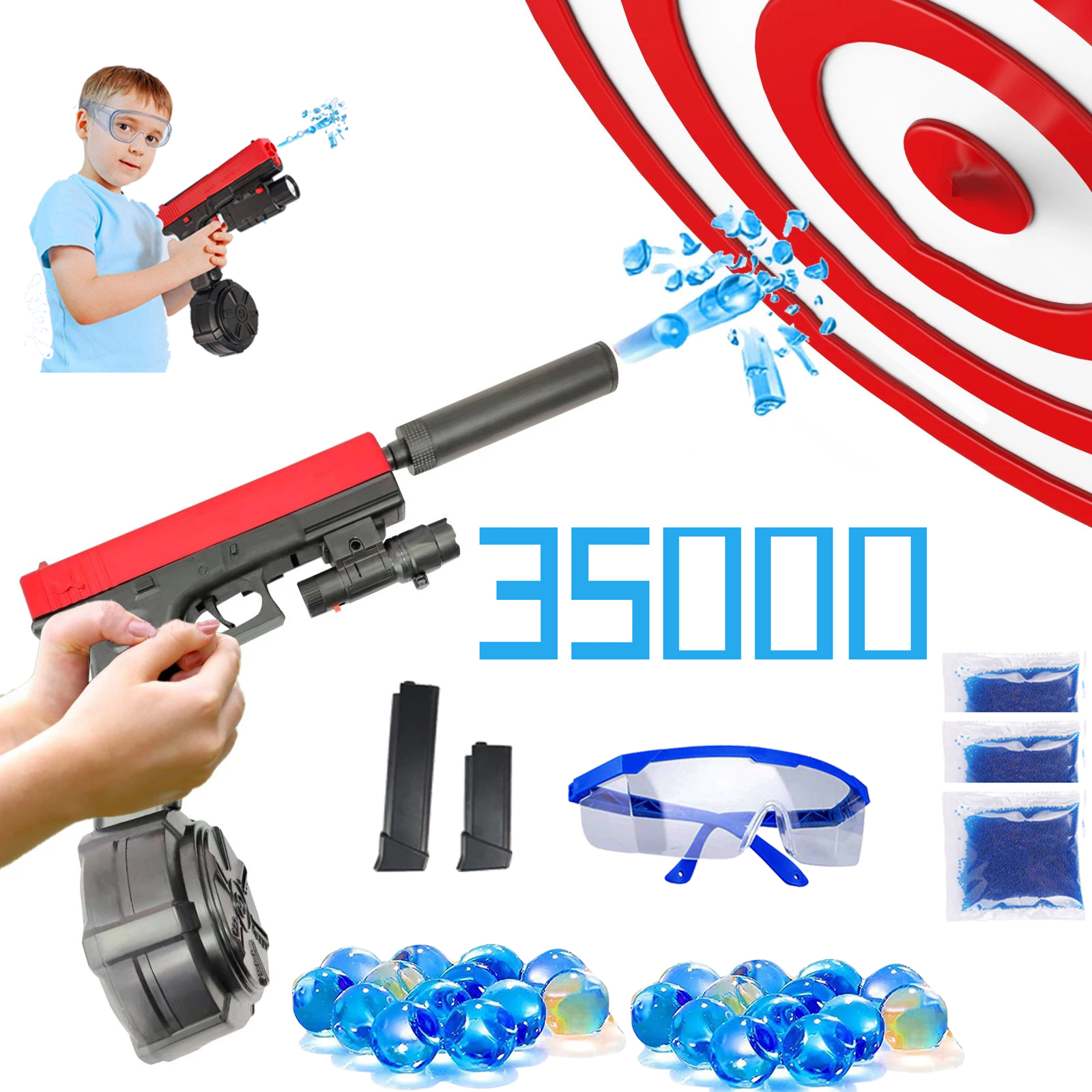 SPLAT R BALL JMX2 Full Auto Rechargeable Battery Powered Water Bead