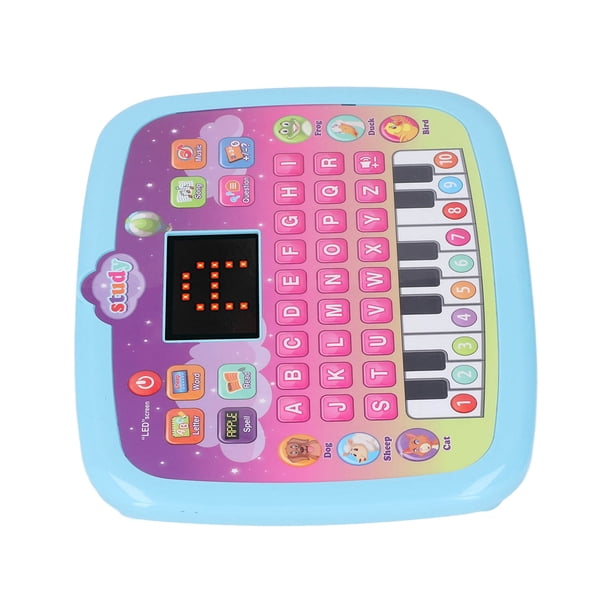 Tableta Parlante Para Niños, Pantalla LED, Educación Temprana, Almohadilla De Aprendizaje Para Niños Con Batería, Teclado De Piano ABS Para Viajes