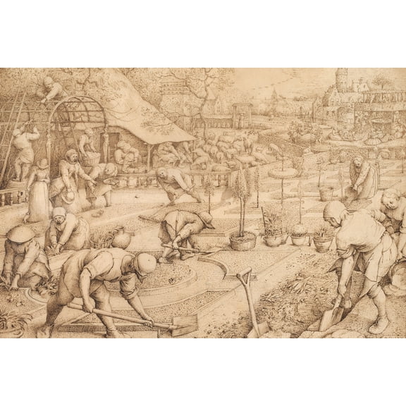 24x36 gallery poster, Spring, 1565 by Pieter Bruegel the Elder