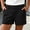 Black plus size shorts with pockets a1, variant on Cagogo Women Plus Size Mid Rise Shorts with Pockets Casual Regular Fit Solid Shorts Workout Lounge Beach Travel Bottoms, Mint Green M