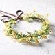 thumbnail image 3 of Diadema KorviShow con forma de corona de flores amarillas, diadema con forma de flor en forma de aliento para bebés, dulces, hechos a mano, para festivales, fiestas, vacaciones, cosplay, fotografía, 3 of 6