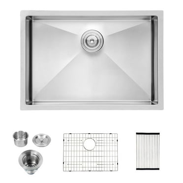 27 inch Undermount Kitchen Sink Stainless Steel Single Bowl Kitchen Sink