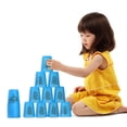 thumbnail image 6 of Stacking Cups Stack Speed Training Game Toys for Boys Girls Kids Students Teenagers Blue Plastic DEWEL, 6 of 10