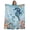 Blue Seahorse, variant on Brown Black Grey Throw Blanket, Flannel Fleece Blanket with Striped Design for Couch, Middle Century Irregular Geo Abstract Art Soft Breathable All Season Plush Blankets for Sofa Office Chair 30"x40"