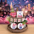 Small Decorative Tray Kitchen Valentine Day Sign Face People