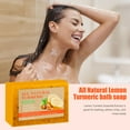 thumbnail image 6 of Lemon Turmeric Kojic Soap, Natural Turmeric Soap, Pure Handmade Turmeric Soap for Face and Body, Turmeric Soap for Spots Remover with Vitamin C and Lemon, More Moisturizing for Face and Body, 6 of 9