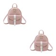 thumbnail image 1 of Sonducket Mini mujer PU cuero bandolera niñas pequeña para viaje Rosa 2piezas, 1 of 1