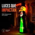 thumbnail image 4 of Inflable Halloween Hombre Calabaza Fantasma Gigante 3.6m Led, 4 of 7