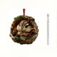 thumbnail image 5 of Taicans forest Animal Christmas Ornament - Squirrel in Nut Shell Resin Ornament,Holiday Decor,Winter Wonderland Tree Decoration,Nature-Inspired Gift,2025 Holiday Decorations, 5 of 6