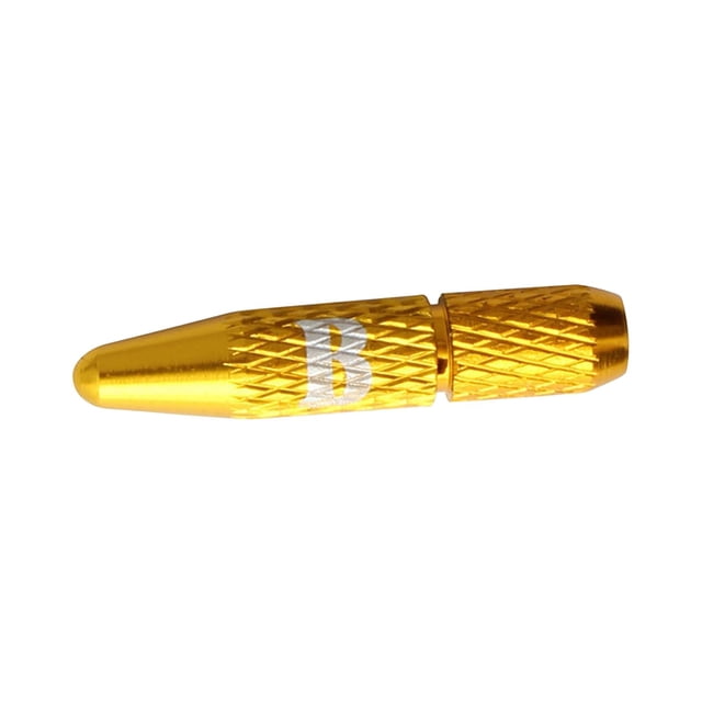 Almencla Bike Cable End 18.4x3.7mm Ends Crimps Ferrules Brake Golden