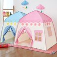 thumbnail image 5 of Tienda de juegos rosa para niños, tienda de juegos de princesa para niñas, habitación interior para niños, Seguridad al aire libre, no tóxica con bola de algodón Lumi, 5 of 5