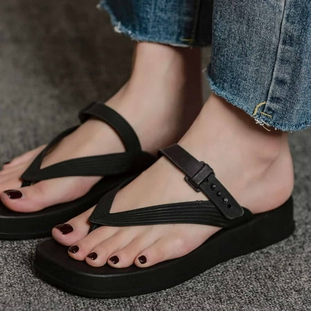 

Ausyst Womens wedge Sandal Summer Casual Women s Summer Comfortable Casual Sandals With Wedge Heels Platform Slippers