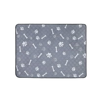 Self-Warming Pet Mat for Cats & Dogs | Thermal Heated Bed Pad | Indoor/Outdoor Use | Non-Slip Bottom | Washable | Gray | 70x50cm or 30x40cm Options