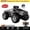 KF29-Black, variant on KF29 Smart Camera Remote Control Car 1:28 High-Definition Image Transmission APP Smart Control Dual-Speed Gear for Photography and Video Recording Trajectory Playback Dazzling RGB Lights Simulated So