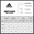 thumbnail image 4 of Adidas Men's Release II Stretch Fit Hat Baseball Cap Athletic Golf (Gray L/XL), 4 of 5
