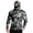 Gray_007, variant on Hoodie with Mask for Men Long Sleeve Sun Protection UV UPF 50+ Camo Fishing Shirts Dark Gray L