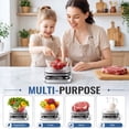 thumbnail image 4 of Arenviy Food Scale, 22lb Digital Kitchen Scale with 9 Units Tare Function & LCD Display, 304 Stainless Steel, Digital Grams and Ounces for Weight Loss, Baking, Cooking, Keto & Meal Prep, 4 of 8