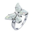 thumbnail image 2 of hanxiulin retro color butterfly shape zircon rings women fashion trend full butterfly ring ladies jewelry diamond rings for women size 5 11, 2 of 4
