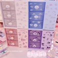 thumbnail image 4 of Sanrio Hello Kitty caja de almacenamiento kawaii Anime lindo dibujos animados Cinnamoroll cosmético dormitorio almacenamiento y caja de organización chica a, 4 of 4