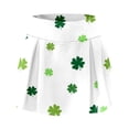 thumbnail image 5 of DHFJKG Womens Athletic Skorts For Running Tennis Clover Print Workout Mini Skirt With Built In Shorts Comfortable Activewear Trendy Skirt, 5 of 7