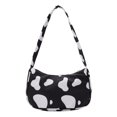 thumbnail image 1 of Bolso de mano con estampado de leche de vaca para mujer, bolso de hombro informal para mujer (3) Likrtyny Para estrenar, 1 of 9