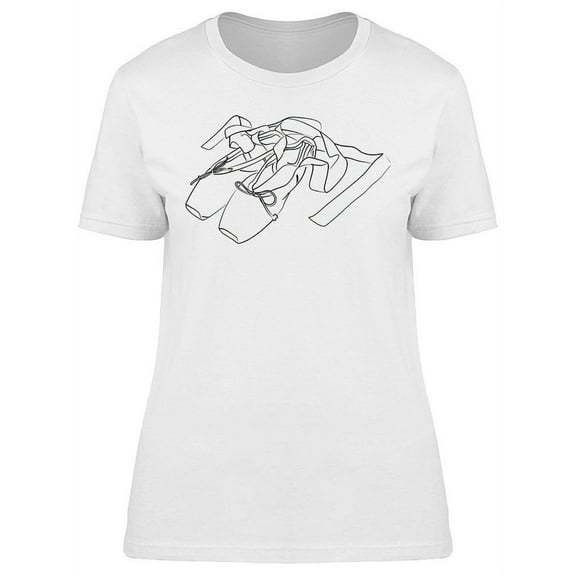 Ballet Shoes Poly Style T-Shirt Women -Image by Shutterstock, Female 3X-Large