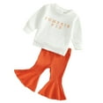 thumbnail image 4 of Conjunto de Sudadera CUTICAT con estampado de calabaza para Niñas, 4 of 8