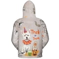 thumbnail image 2 of Trick or Treat West Highland White Terrier Mummy Cosplay Pumpkin Candy Basket All Over Print 3D Hoodie Unisex Merch Hoodies Westie Westy Dog Lover - 12016, 2 of 6